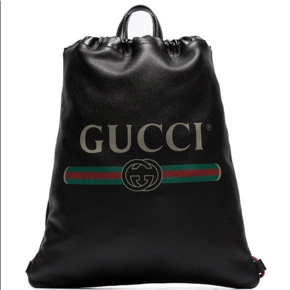 GUCCI drawstring backpack. NWT.